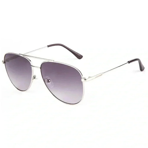 New Calvin Klein Nickel Metal Aviator Sunglasses - Picture 4 of 4